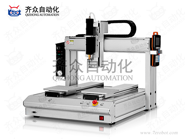 300ml支裝膠專用雙工位四軸全自動(dòng)點(diǎn)膠機(jī)