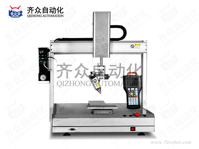 針筒式旋轉四軸全自動點膠機