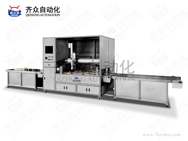 流水線式視覺電動推膠全自動點膠機